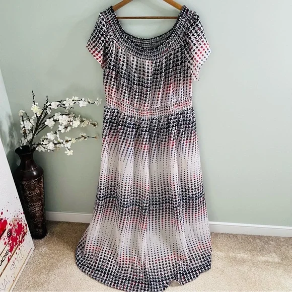 Ashley Stewart Off Shoulder Duster Top Size 18/20 - Picture 5 of 5